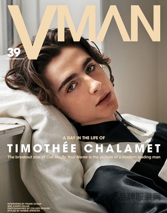 “小甜茶”Timothée Chalamet登《VMAN》最新一期封面